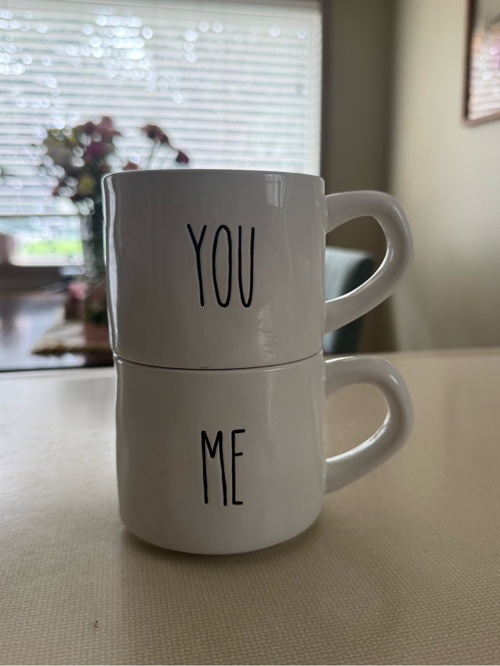 'YOU' and 'ME' Ceramic Mug Set